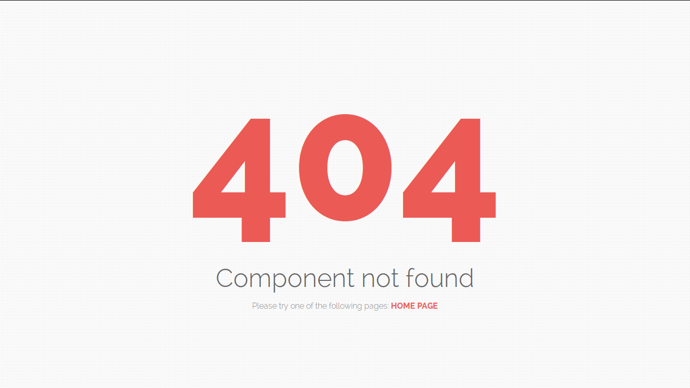 404 page